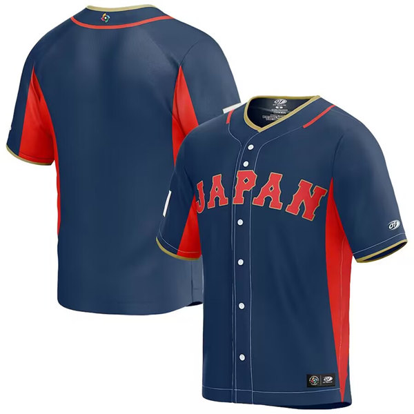 Japan Blank Navy 2023 World Classic Stitched Jersey - Zenithce