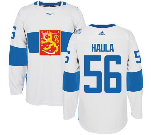 Team Finland #56 Erik Haula White 2016 World Cup Stitched Jersey - Zenithce
