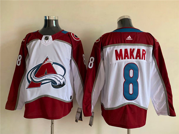 Colorado Avalanche #8 Cale Makar White Stitched Jersey - Zenithce