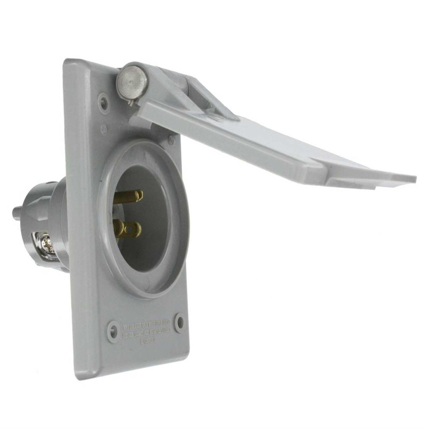 Leviton 5266-C Straight Blade Plug - Zenithce