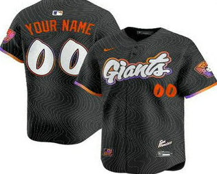 San Francisco Giants Customized Black 2025 City Connect Stitched Jersey - Zenithce