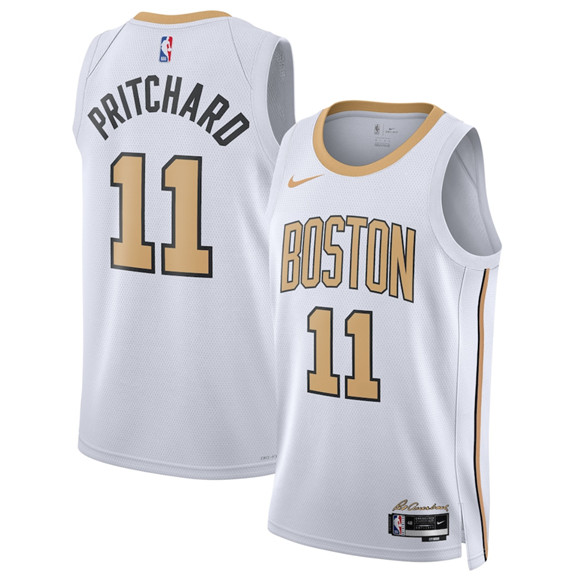 Boston Celtics #11 Payton Pritchard White 2025-26 City Edition Swingman Stitched Jersey - Zenithce