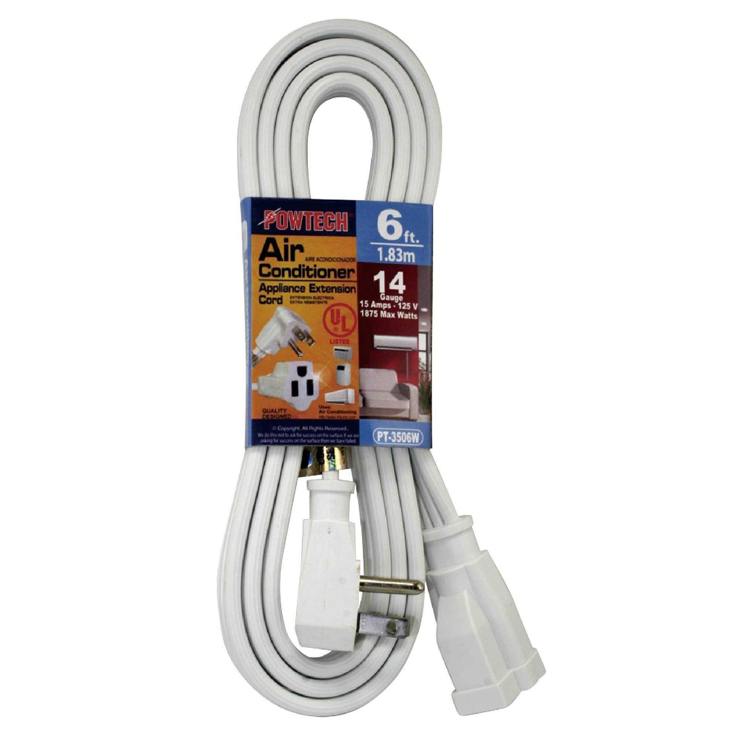 Powtech Heavy Duty Air Conditioner and Major Appliance Extension Cord UL Listed 14 Gauge - Zenithce