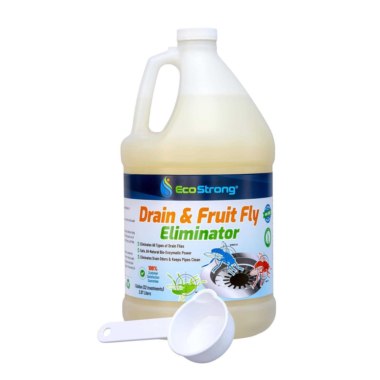 Fruit Fly Drain Treatment Drain Fly Eliminator All-Natural, Eliminates Gnats, Sewer Flies and More - Zenithce
