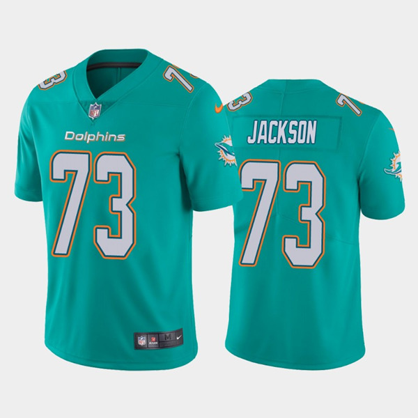 Miami Dolphins #73 Austin Jackson 2020 Aqua Vapor Limited Stitched Jersey - Zenithce