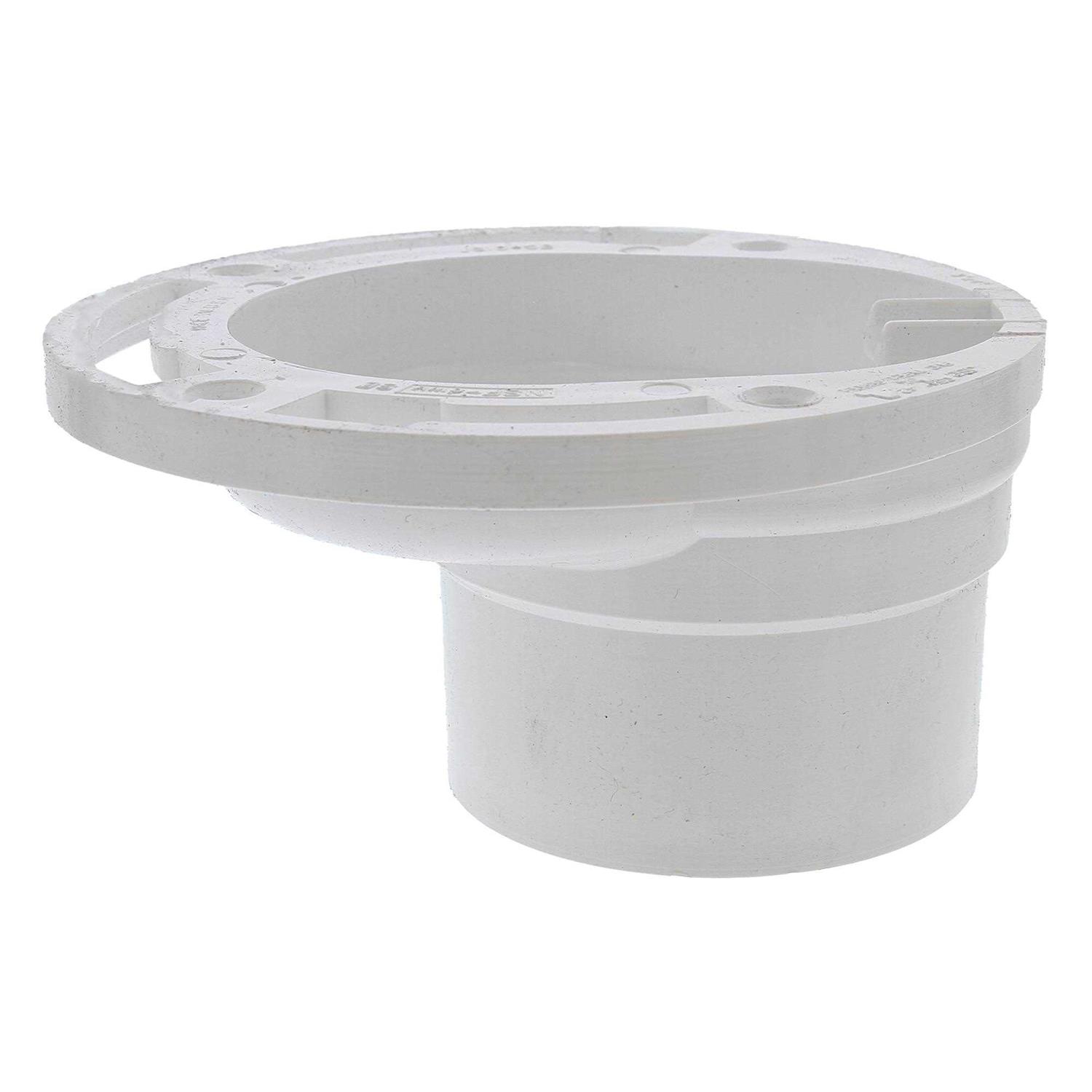 Jones Stephens C50308 3 PVC Closet Flange with Long Barrel - Zenithce