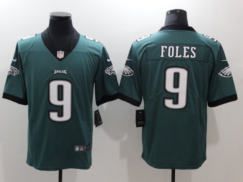 Philadelphia Eagles #9 Nick Foles Green Vapor Untouchable Limited Stitched Jersey - Zenithce