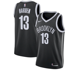 Brooklyn Nets 13 James Harden Black Swingman Icon Edition Jersey - Zenithce
