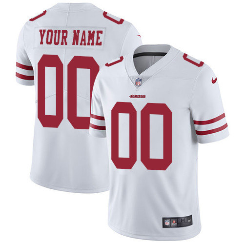 San Francisco 49ers White Rush Vapor Untouchable Limited Stitched NFL Jersey - Zenithce