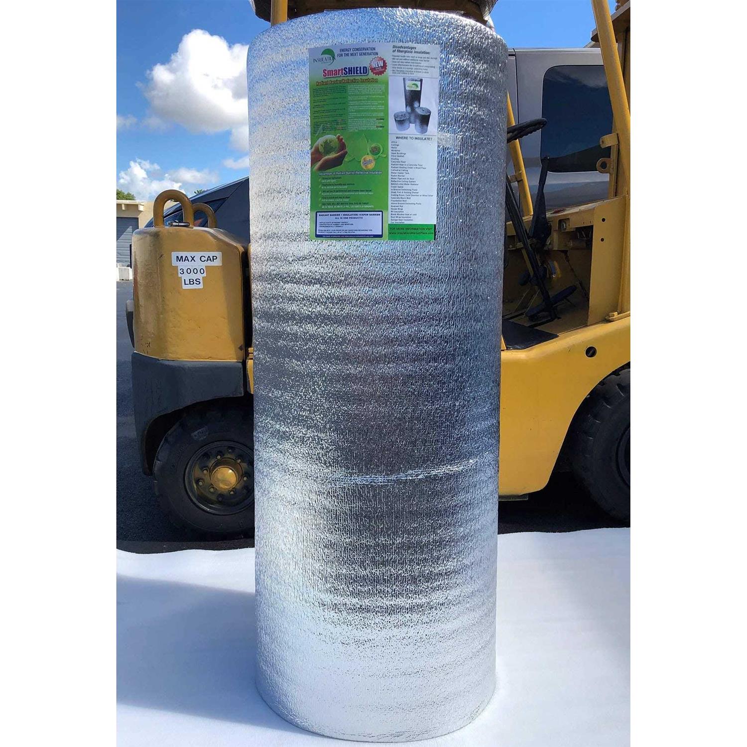 INSULATION MARKETPLACE Smartshield -5mm Reflective Foam Core Insulation roll, Cold and Heat Shield - Zenithce