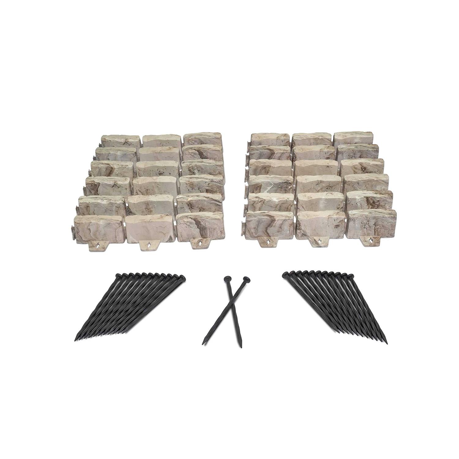EasyFlex No-Dig Landscape Edging Kit 3000-20-6 - Zenithce