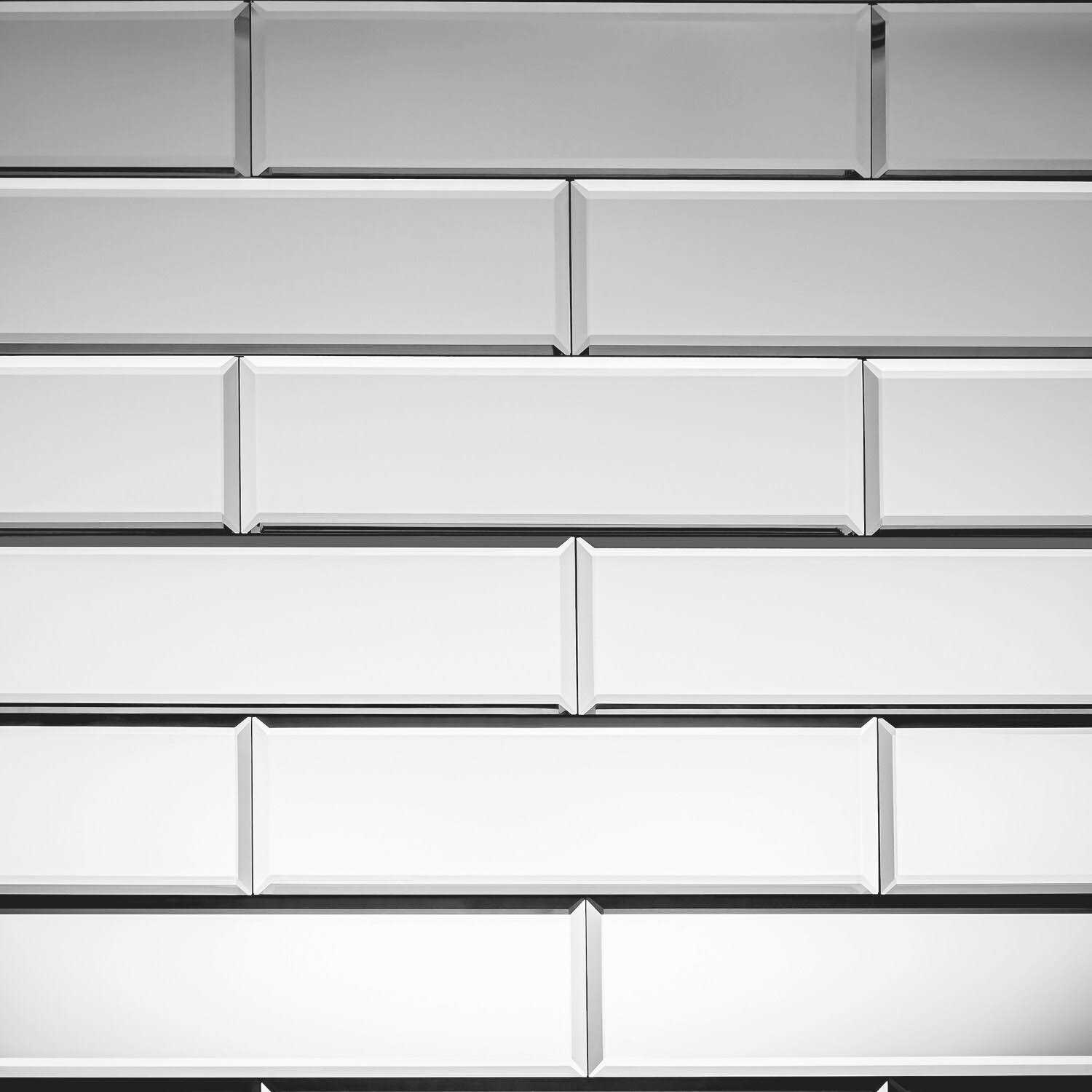 Tilebay 3 x 10 Beveled Edge Mirror Backsplash Kitchen Tiles - Zenithce
