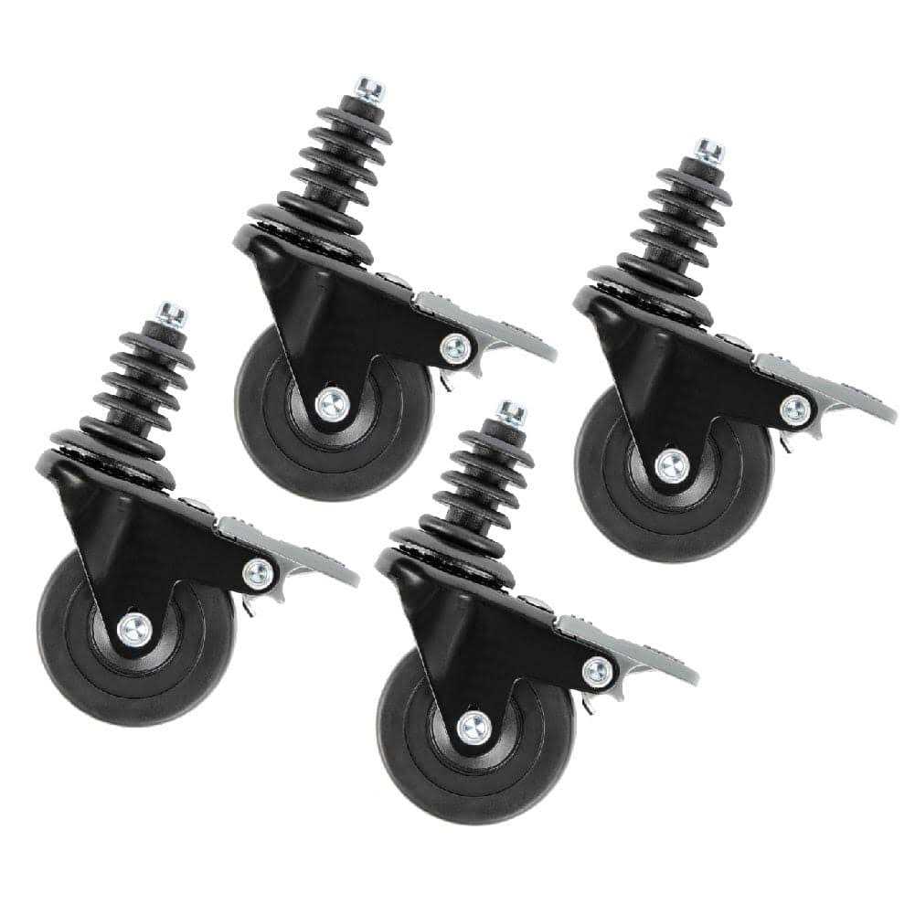 Pipe DECOR Swivel Caster Wheels Pipe - Zenithce
