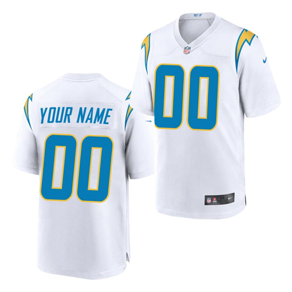 Los Angeles Chargers Customized Custom White Stitched Jersey - Zenithce