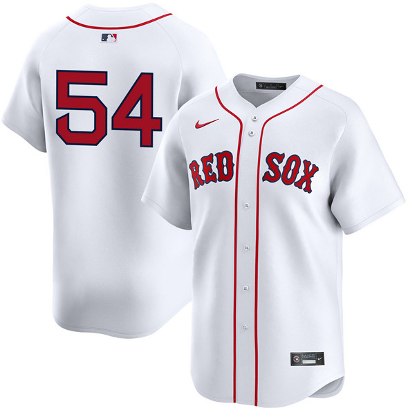 Boston Red Sox #54 Lucas Giolito White No Name 2024 Home Limited Stitched Jersey - Zenithce