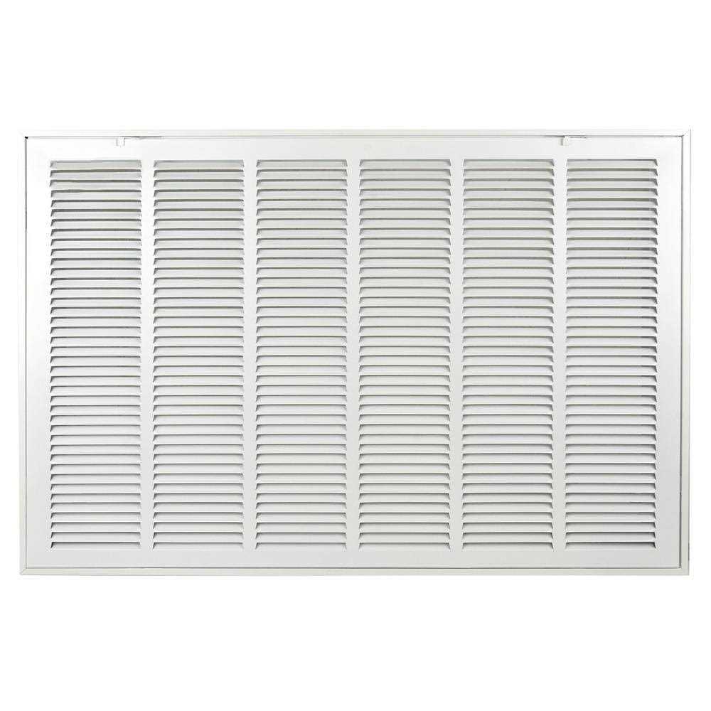 Venti Air 8 in. White Flat Return Air Steel Grille - Zenithce