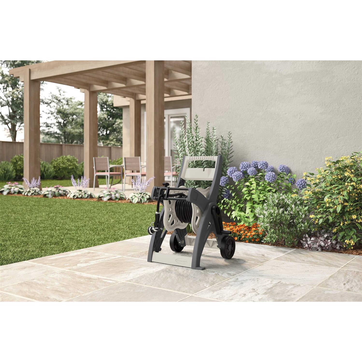 Suncast PHT100 Hose Reel with Tracker Hose Hideaway - Zenithce