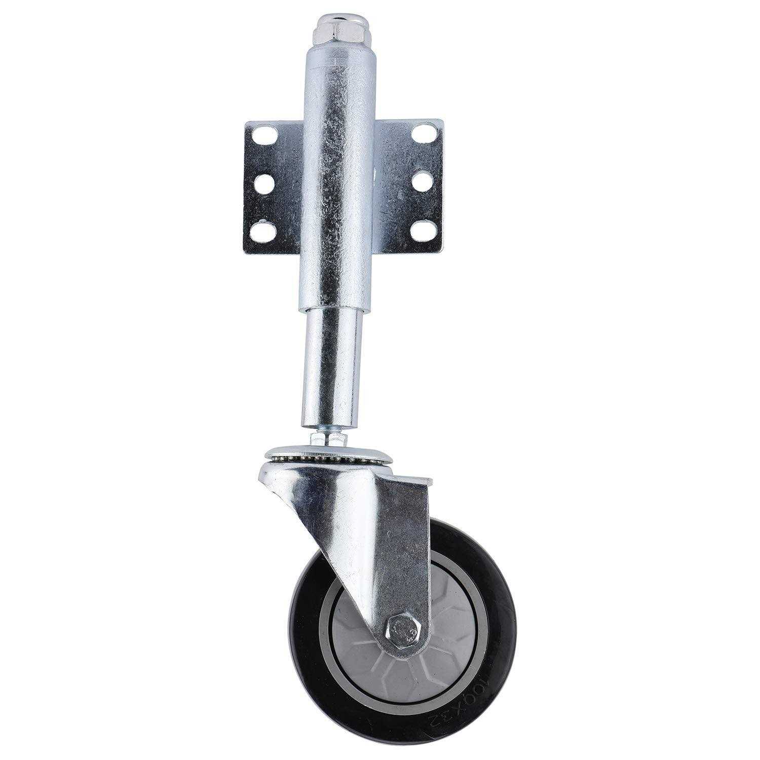 Yaegoo 4 PU Gate Heavy Duty Spring Loaded Swivel Caster - Zenithce