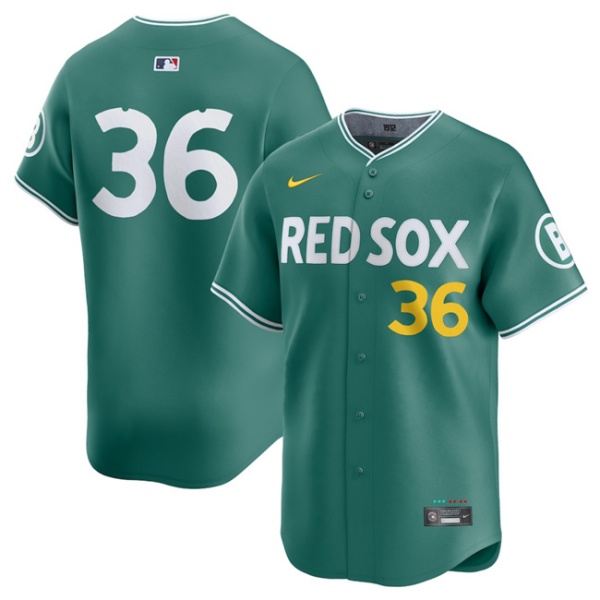 Boston Red Sox #36 Triston Casas Green 2025 City Connect Limited Stitched Jersey - Zenithce