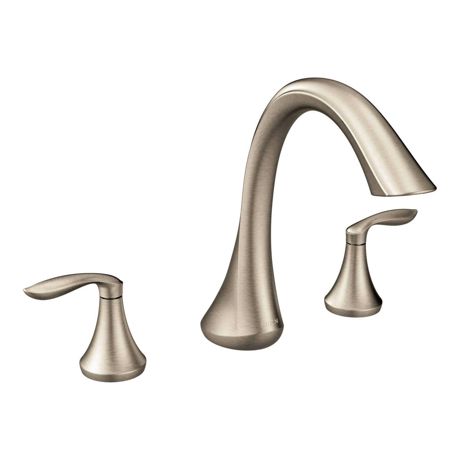 Moen Eva Two Handle Roman Tub Faucet T943 - Zenithce