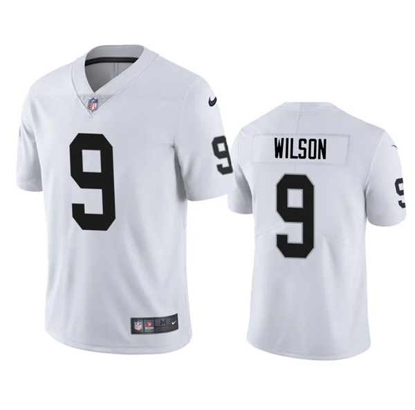 Las Vegas Raiders #9 Tyree Wilson White 2023 Draft Vapor Limited Stitched Jersey - Zenithce