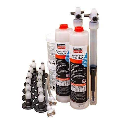 Simpson Strong-Tie CPFH09KT Crack-Pac Flex-H2O Polyurethane Crack Repair Sealer Kit - Zenithce