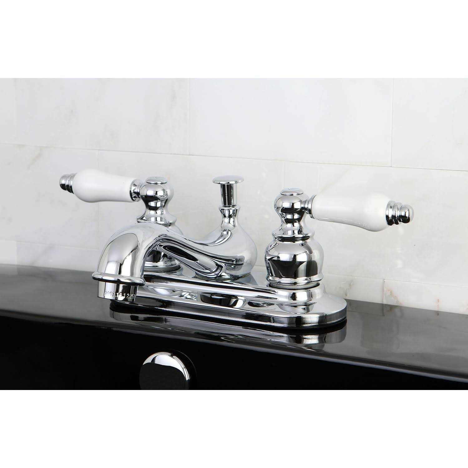 Kingston Brass KB5611PL Restoration 4 in. Centerset Bathroom Faucet - Zenithce