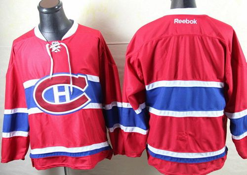 Canadiens Blank Stitched Red New CH Jersey - Zenithce