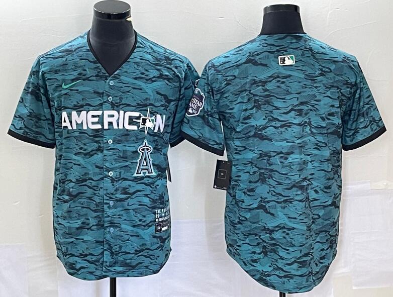 Los Angeles Angels Custom Teal 2023 All-Star Cool Base Stitched Jersey - Zenithce
