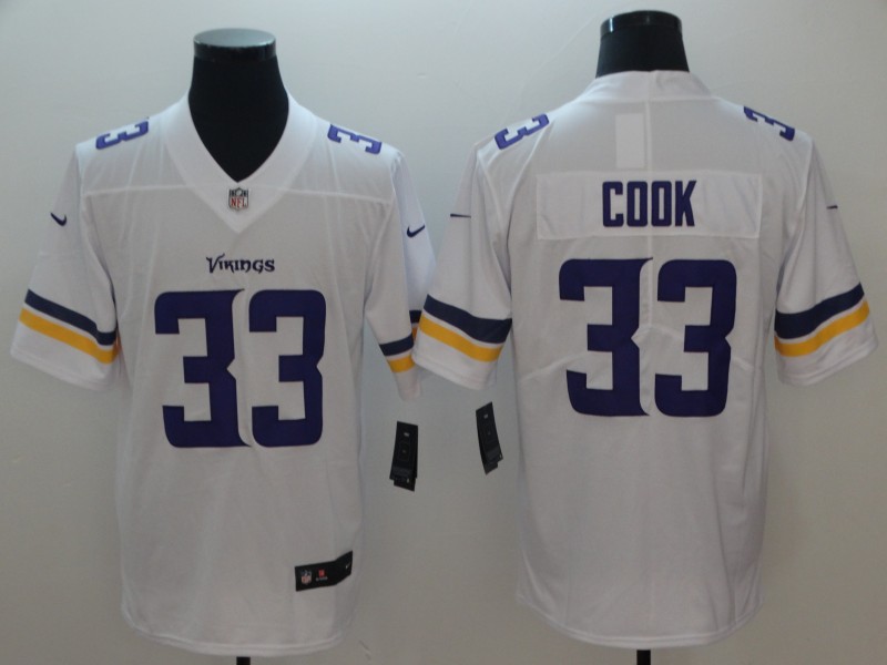 Vikings #33 Dalvin Cook White Vapor Untouchable Limited Stitched Jersey - Zenithce