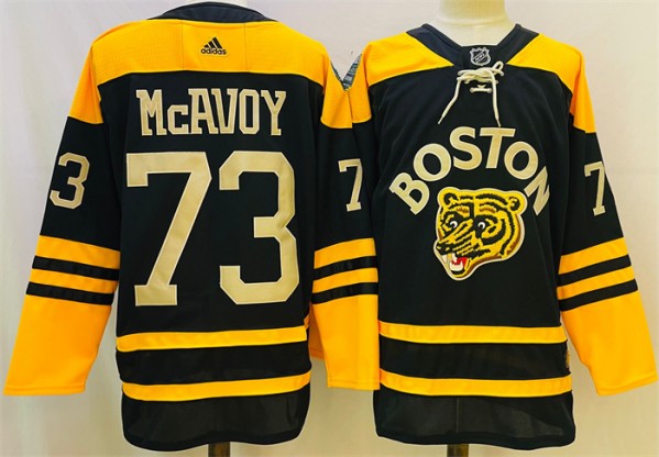 Boston Bruins #73 Charlie McAvoy Black Classic Primegreen Stitched Jersey - Zenithce