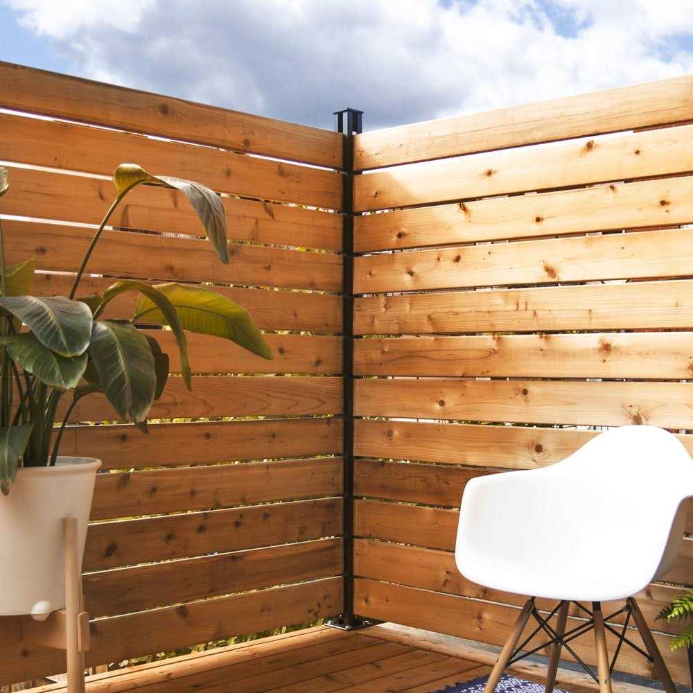 HOFT Solutions HOFT 3-in W x 73.5-in H Black Aluminum Outdoor Privacy Screen - Zenithce