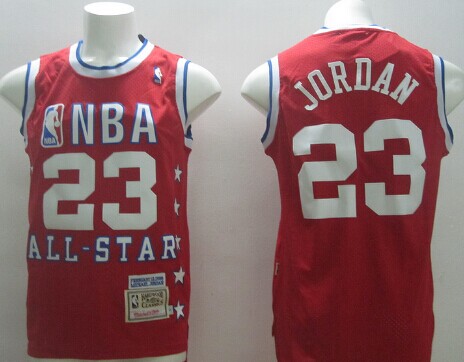 1989 All-Star #23 Michael Jordan Red Swingman Throwback Jersey - Zenithce