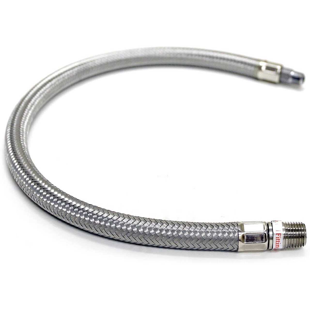 Viair 92790 24 Stainless Steel Braided PTFE Leader Hose w/ Check Valve - Zenithce