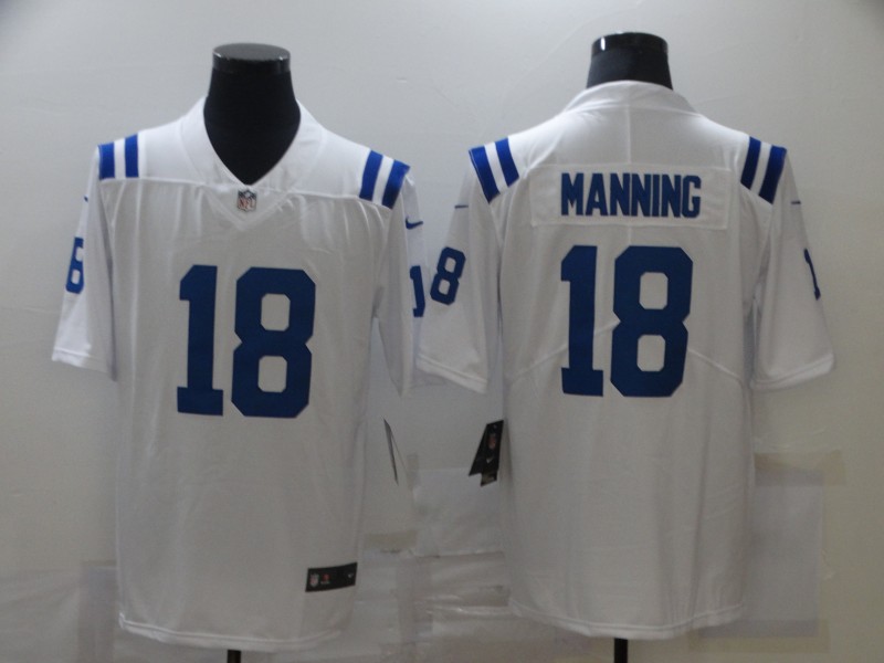 Indianapolis Colts #18 Peyton Manning White Vapor Untouchable Limited Stitched Jersey - Zenithce