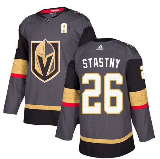 Vegas Golden Knights #26 Paul Stastny Grey Stitched Jersey - Zenithce