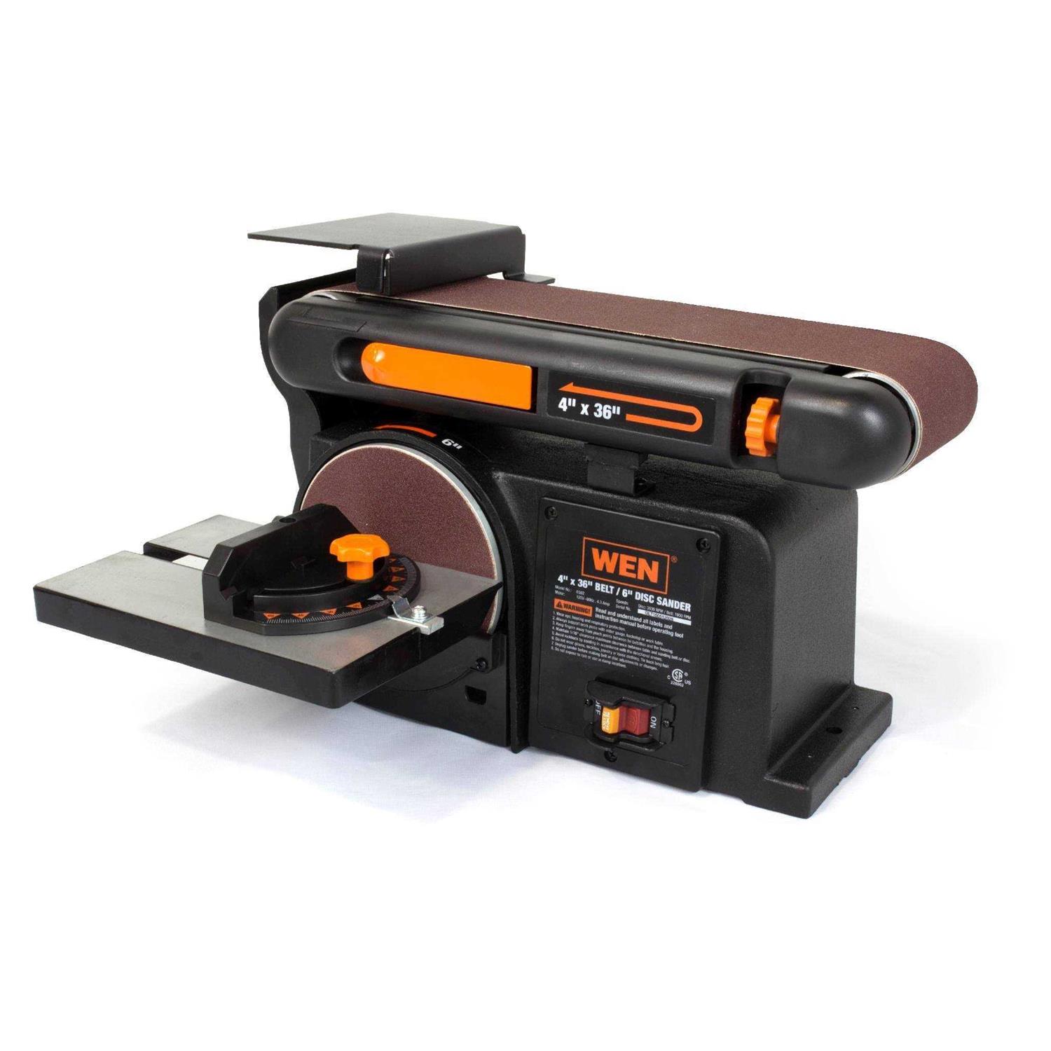 WEN 4.2-Amp 3-3/8-Inch Plunge Cut Compact Circular Saw with Laser, Carrying Case and Three Blades - Zenithce