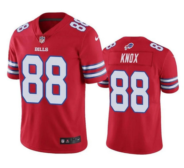 Buffalo Bills #88 Dawson Knox Red Vapor Untouchable Limited Stitched Jersey - Zenithce