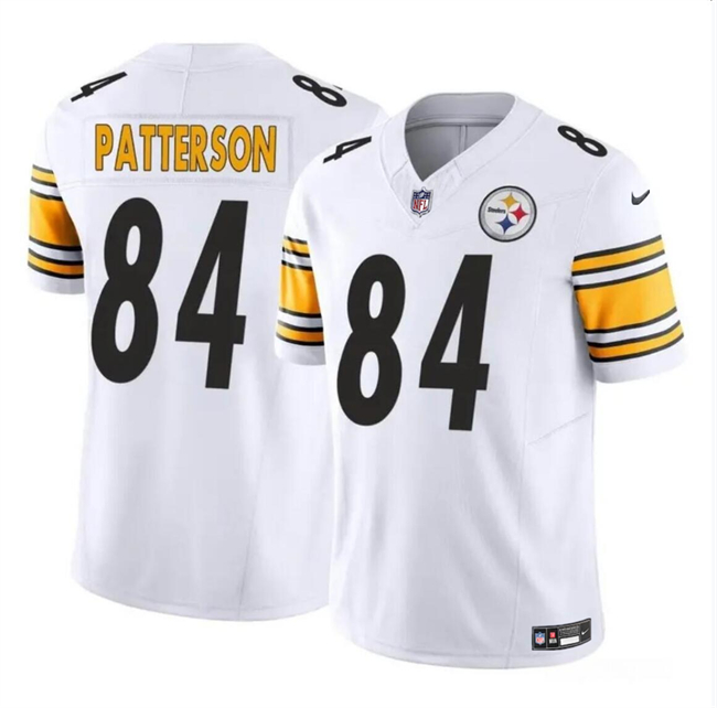 Pittsburgh Steelers #84 Cordarrelle Patterson White 2024 F.U.S.E Vapor Untouchable Limited Stitched Jersey - Zenithce