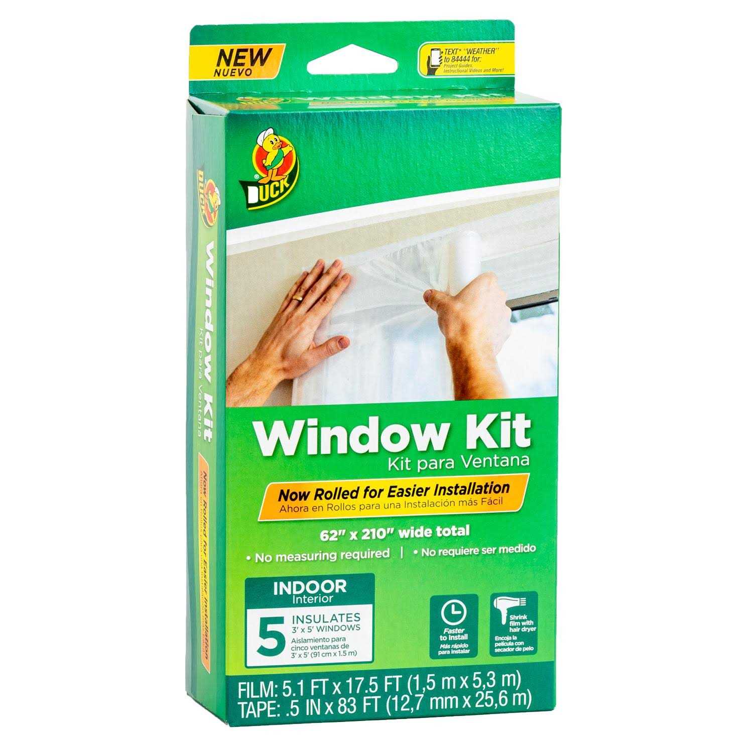 Duck Brand Rolled Window Insulation Kit - Zenithce