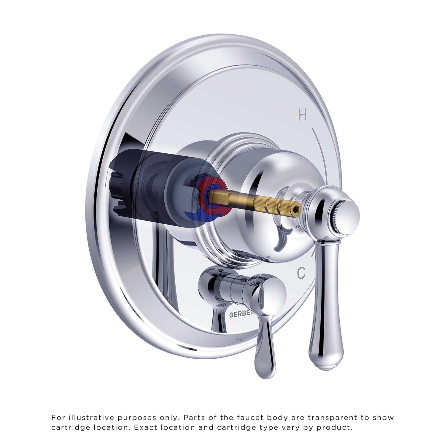 Danze DA603567 Round Stem Washerless Cartridge–Tub and Shower - Zenithce