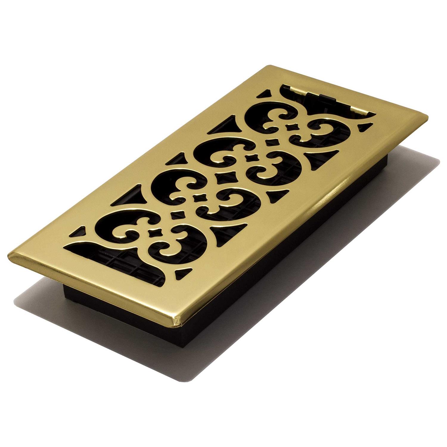 Decor Grates SPH408-NKL Floor Register - Zenithce