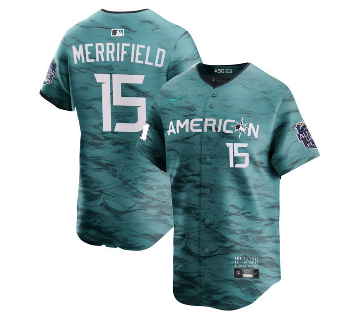 Toronto Blue Jays #15 Whit Merrifield Teal 2023 All-Star Cool Base Stitched Jersey - Zenithce