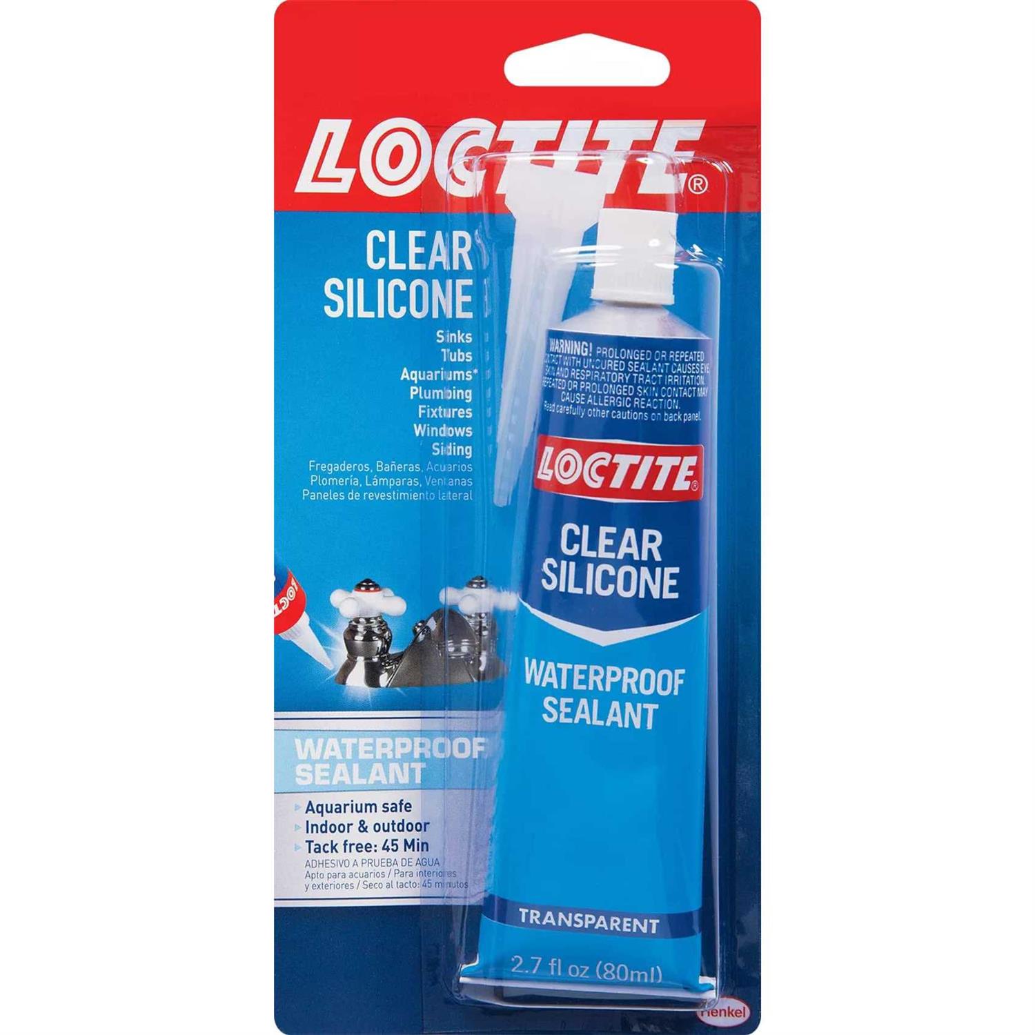 Loctite Clear Silicone Waterproof Sealant - Zenithce