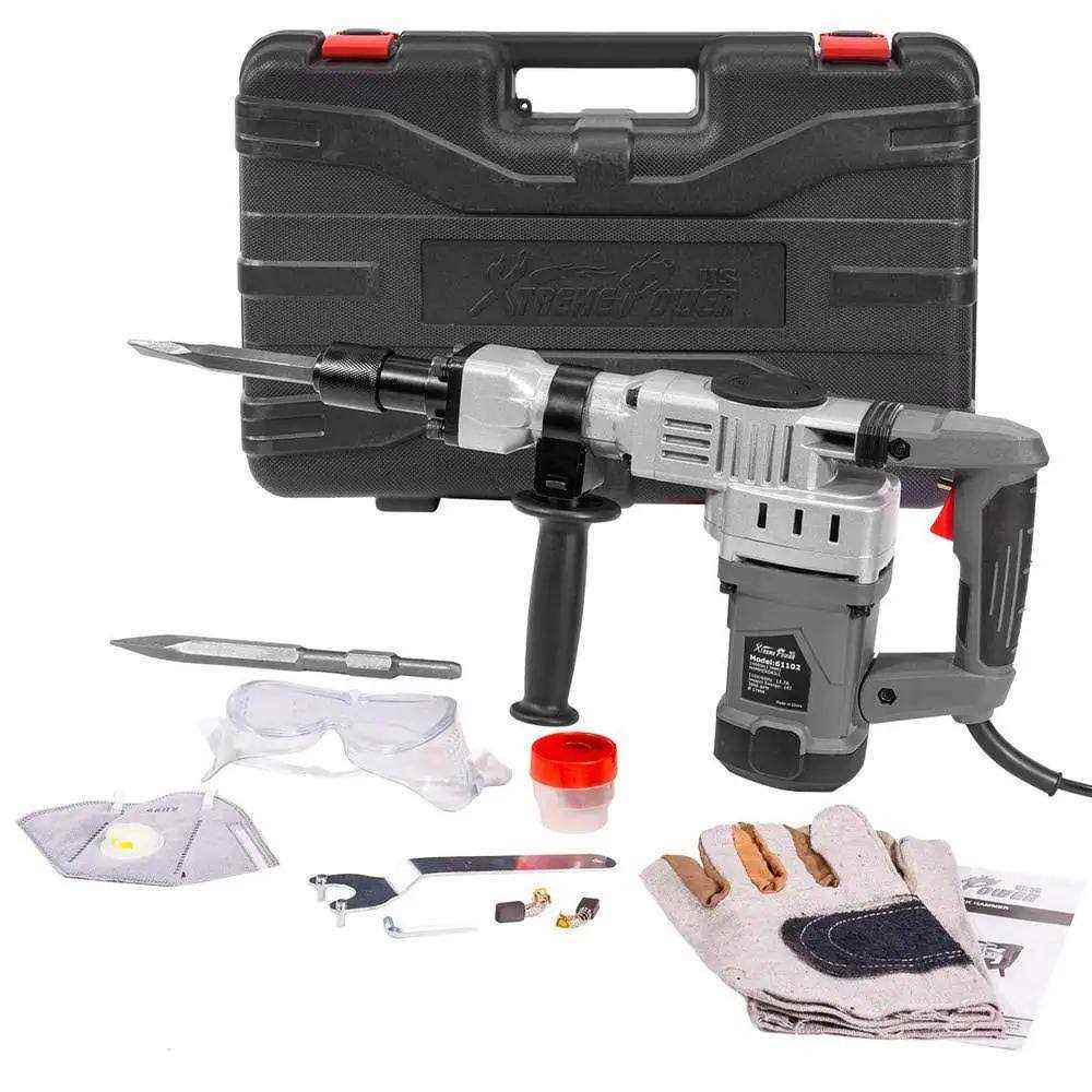 XtremepowerUS 14 in. 15 Amp Corded Industrial Cutter Wet/Dry Circular Saw with Guide Roller and Depth Adjustment - Zenithce