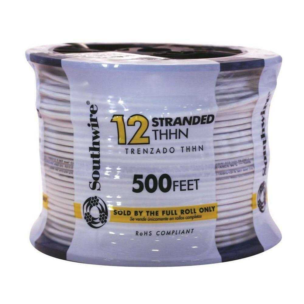 Southwire 500 ft. 10 AWG Black Stranded THHN Wire - Zenithce
