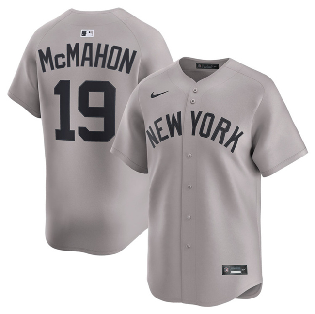 New York Yankees #19 Ryan McMahon Grey 2025 Limited Stitched Jersey - Zenithce
