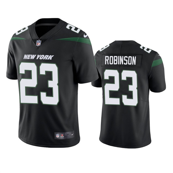 New York Jets #23 James Robinson Black Vapor Untouchable Limited Stitched Jersey - Zenithce