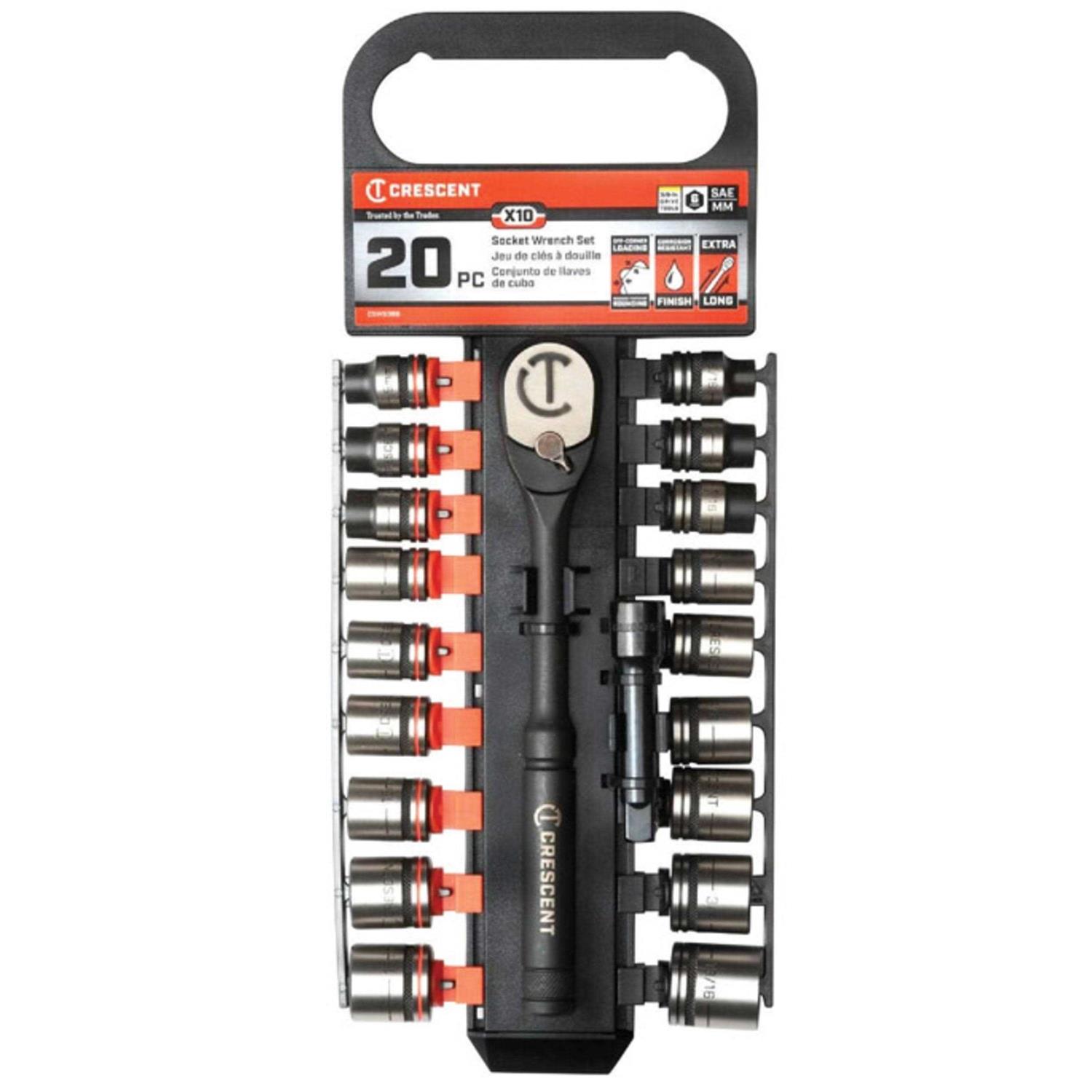 Crescent 2 Piece Adjustable Wrench Set AC2610CVS - Zenithce