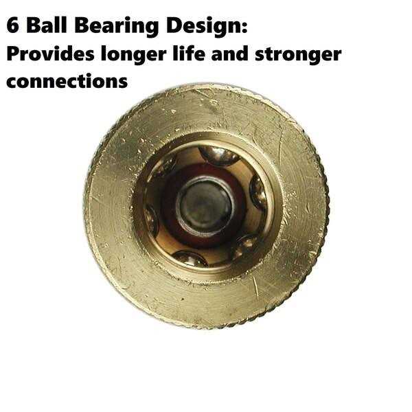 Primefit 2-Way T-Style Air Manifold with 1/4 in. 6-Ball Brass Couplers M1404-4 - Zenithce